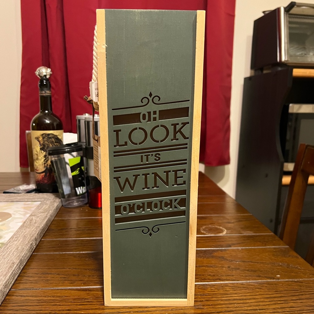 Lighted latern Wine Caddy
